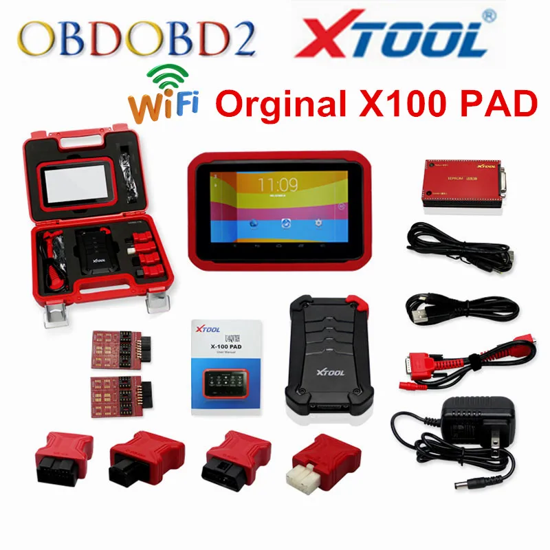 Оригинальный X 100 PAD XTOOL X100 колодки Авто ключевой программист обновление онлайн
