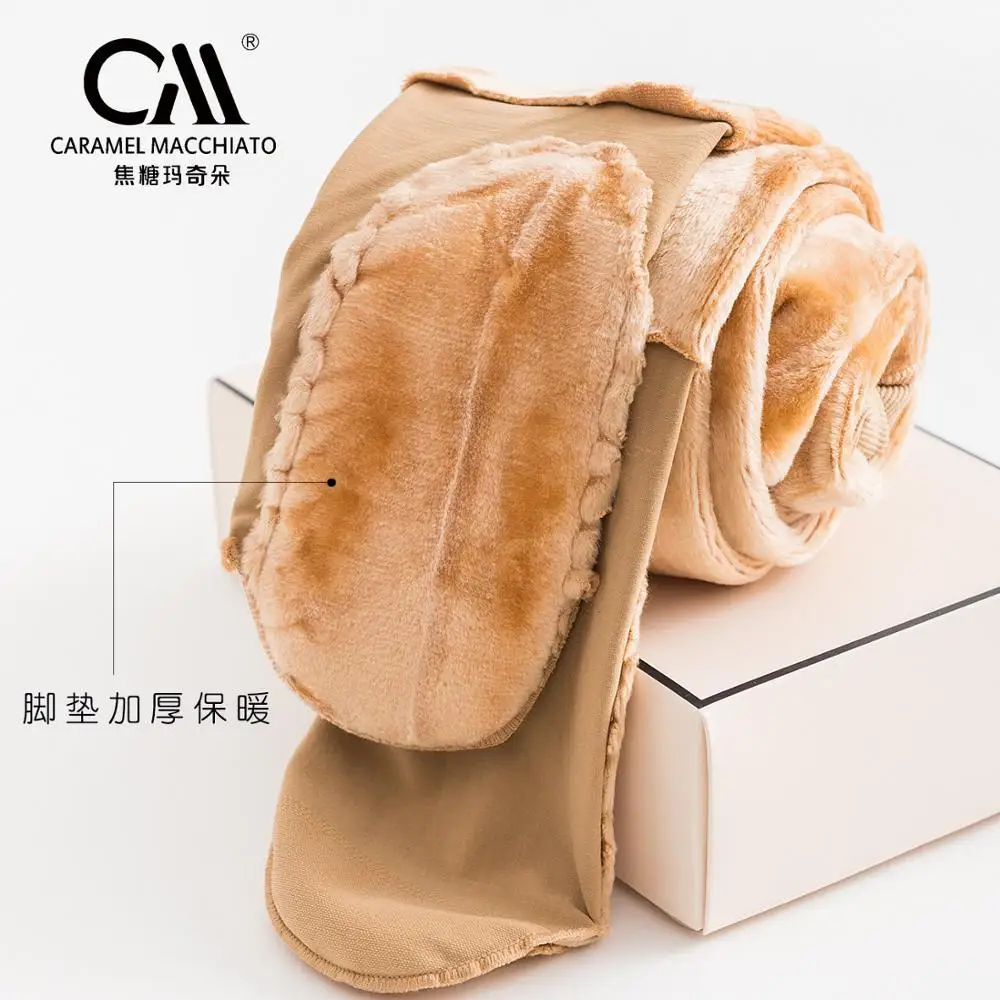 caramella hot 2019 brand new fashion sexy tight women autumn winter high elastic good quality thick velvet trousers warm tights free global shipping