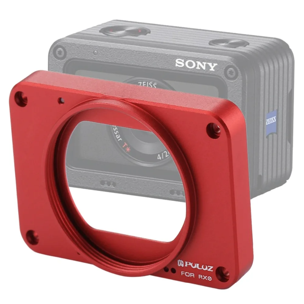 PULUZ чехол для sony RX0 Алюминий сплав спереди Панель+ 37 мм УФ фильтр Lens+ Зонт+ винты+ отвертки Корпус для sony