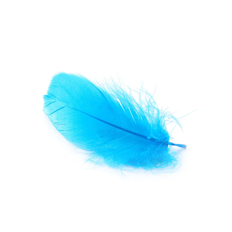 

Best Selling 50 Pieces Of Natural Goose Feather 4-7CM Wedding Dress DIY Jewelry Decoration Holiday Scene Configuration
