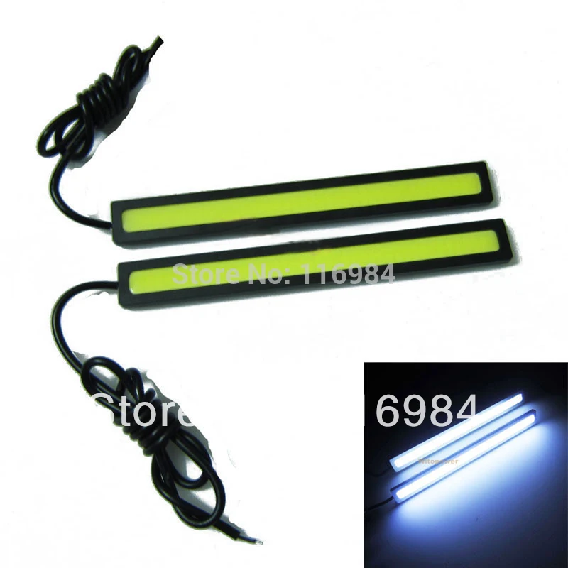 2Pcs New update Ultra Bright LED Daytime Running lights DC 12V 17cm unwaterproof Auto Car DRL COB Driving Fog lamp | Автомобили и