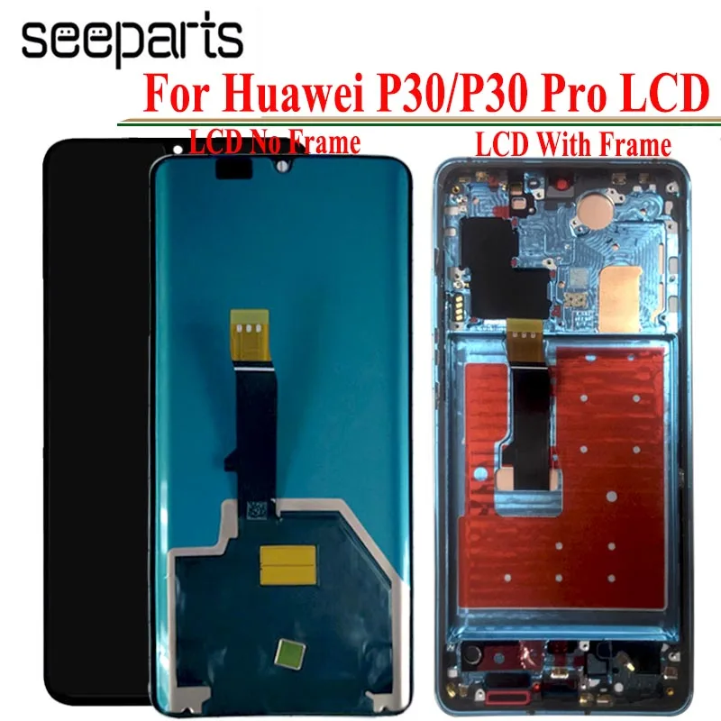 Оригинальный Для Huawei P30 Pro ЖК дисплей с сенсорным экраном дигитайзер в сборе VOG L29