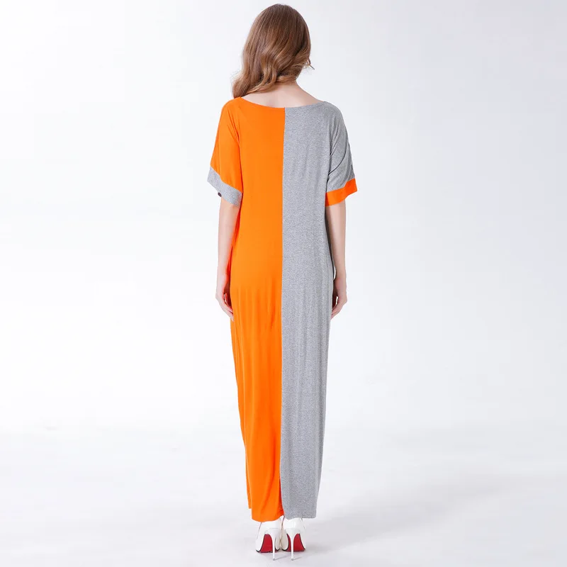 Мусульманская женская длинная ночная рубашка платье макси Abaya Jalabiya