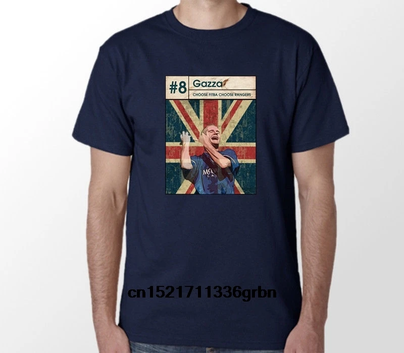 Для мужчин футболка 2018 футболки футболист Рейнджерс Глазго Casuals tee Ушедшее время