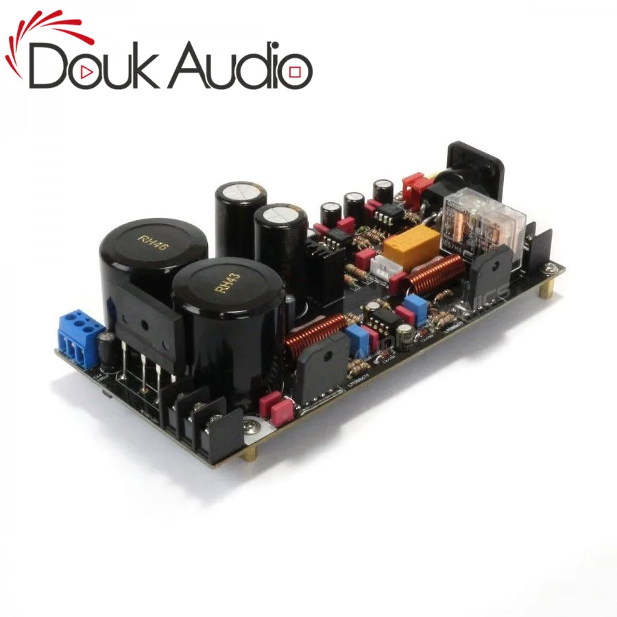 Douk аудио HiFi полностью сбалансированный моно усилитель мощности модули LM3886 2*120 Вт