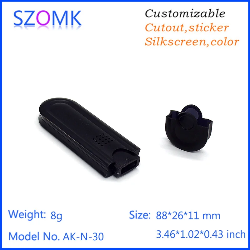 (4 шт.) abs пластиковая маленькая коробка для электронных usb-накопителей