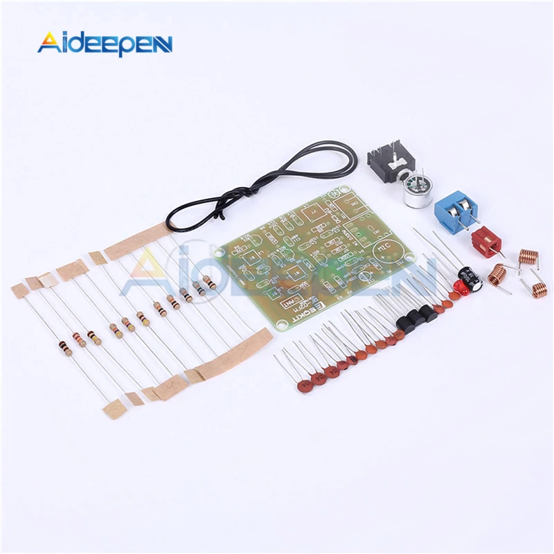 DC 3 V-6 V 88-108MHz FM частотная модуляция беспроводной передатчик наборы DIY fm-передатчик