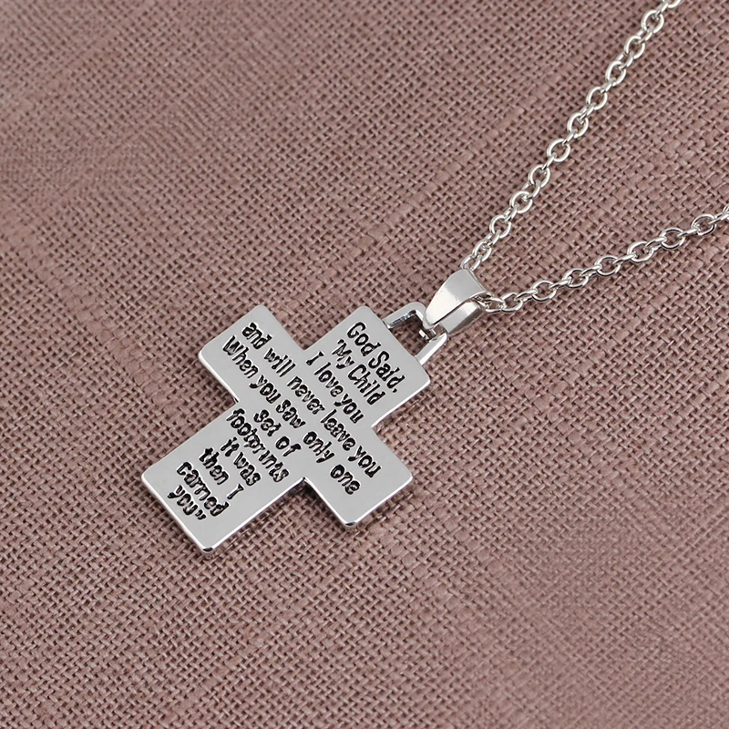 Ожерелье с выгравированными буквами из Библии|religious jewelry|letter pendantfaith necklace |