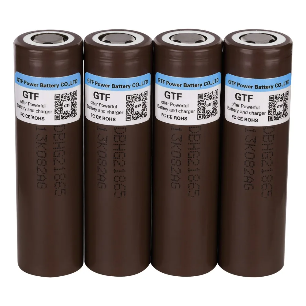 GTF 3 7 V 18650 литий-ионная Батарея HG2 3000 mAh Перезаряжаемые для электронных сигарет 30A