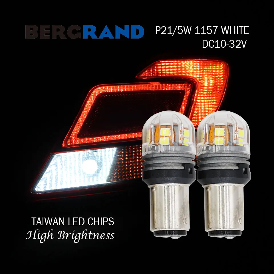 2 шт. автомобисветодиодный светодиодные лампы 1157 BAY15d 15SMD 2835 | Автомобили и