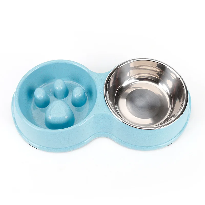 Benepaw Экологичная медленная кормушка двойная миска для собак и кошек качественная