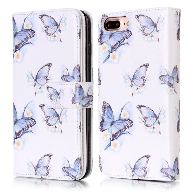 Роскошный кожаный флип чехол для iphone 6s 7 8 plus iphone x XS Max XR кошелек чехол iphone 6s чехол с 9 держатель для карт чехол для телефона - Цвет: 7