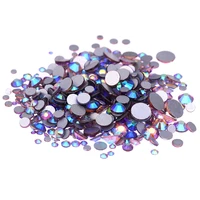 super glitter lt amethyst ab flatback non hotfix crystal rhinestones for nail art glue one strass shoes and dancing decoration
