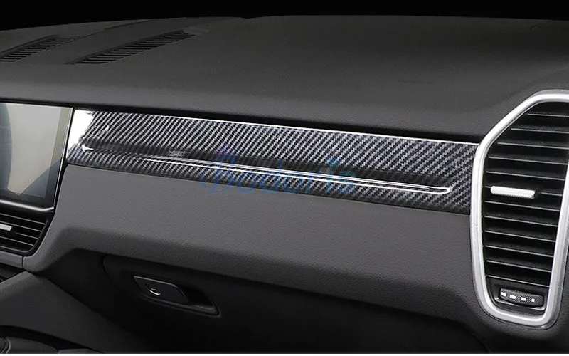 Для Porsche Cayenne 2018 2019 панель для приборной панели литая планка Центральная