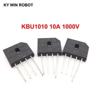 5pcs 10a 1000v dip 4 diode bridge rectifier kbu1010