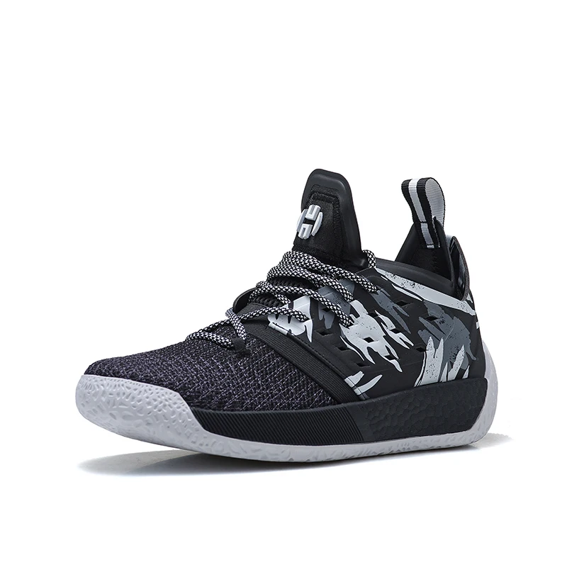 Мужские баскетбольные кроссовки boost Harden Vol.2 AH2217 черные и белые спортивные размер