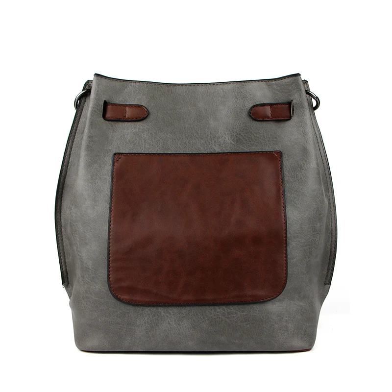 Go Meetting кисточкой Для женщин сумка ведро Винтаж PU кожаные женские сумки Bolsas femininas