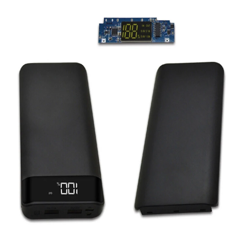 Универсальный 5V 2A 3 usb порта Внешний Аккумулятор Чехол комплект DIY 8X18650 зарядное устройство коробка
