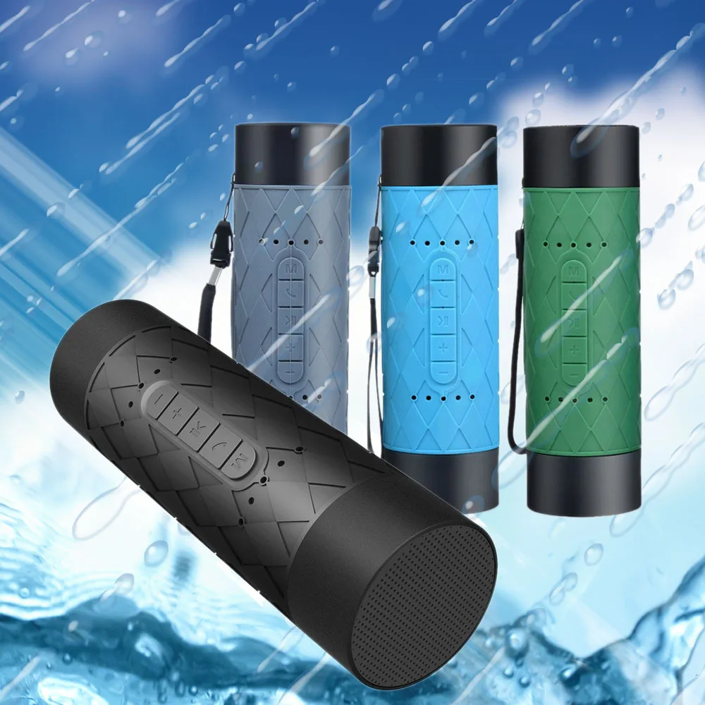 Новый водонепроницаемый динамик Bluetooth 5 Вт двойной клаксон 5200 МАЧ mobile power вставить