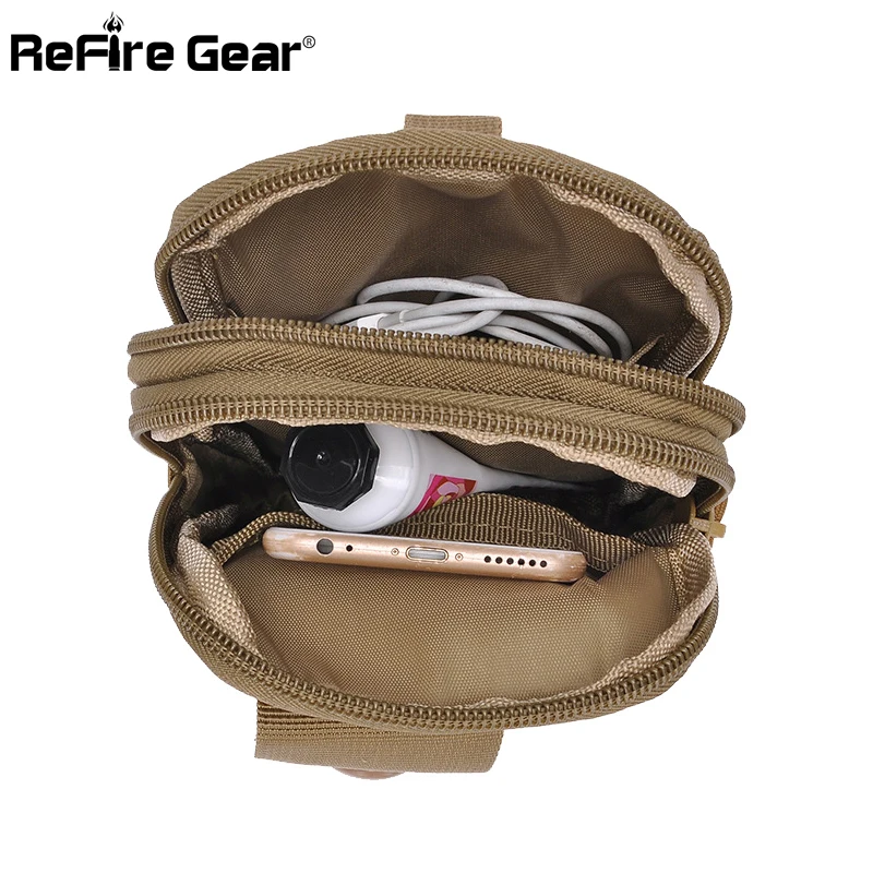 Refire gear камуфляжная Военная тактическая поясная сумка мужская армейская страйкбольная Пейнтбольная сумка на пояс маленькая прочная мотоциклетная поясная сумка