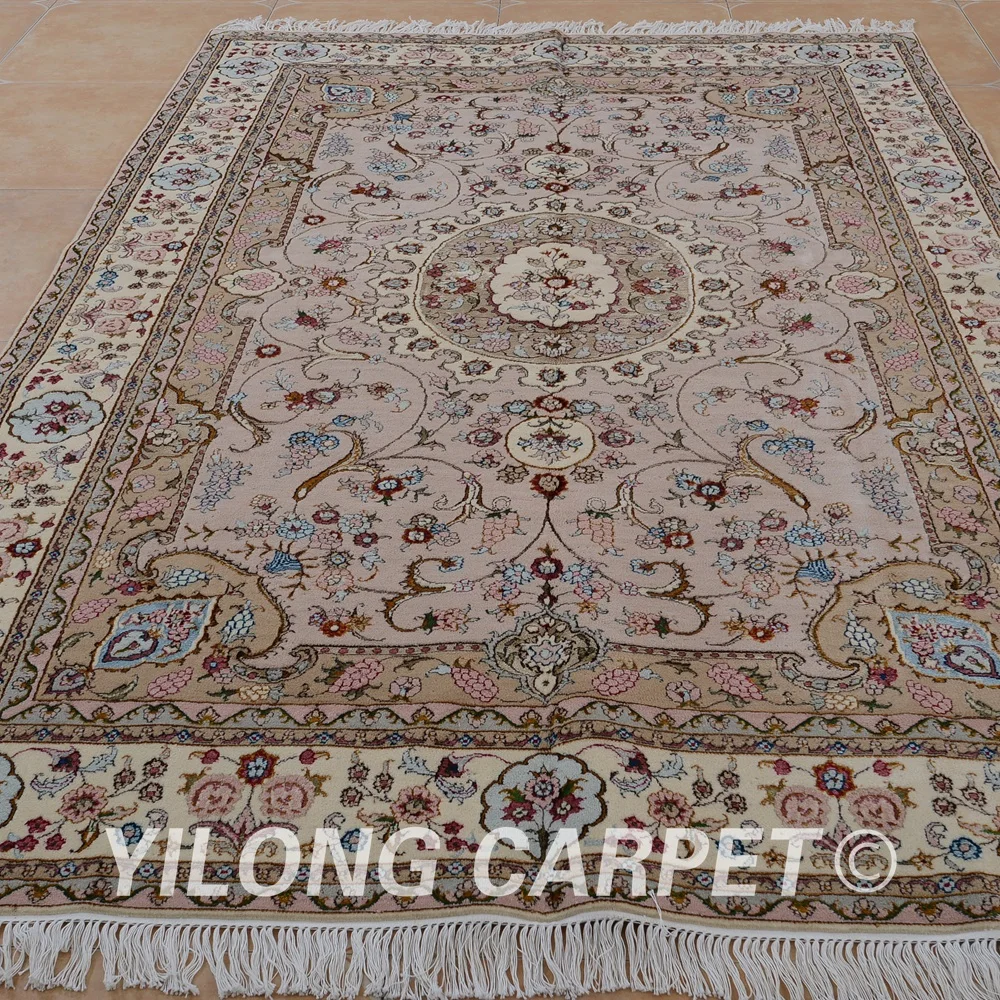 Yilong 6 'x 9' восточные кашмирские искусственные изысканные антикварные