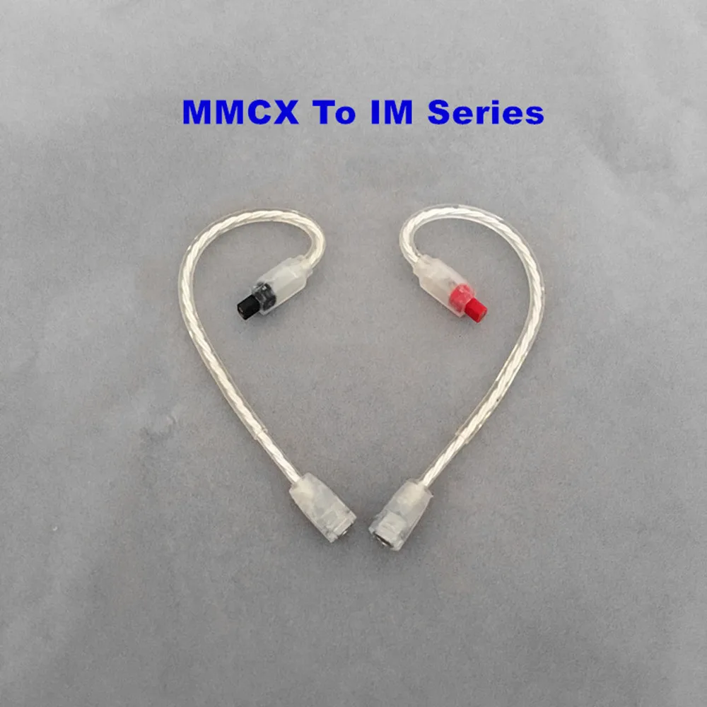 Кабель адаптер для наушников MMCX мама 2Pin 0 78 мм IM04 IE80 A2DC QDC папа|Аксессуары