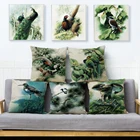 Акварель китайской тушью чехлы на диванные подушки 45*45 см Чехлы белье подушки Чехол с принтом 