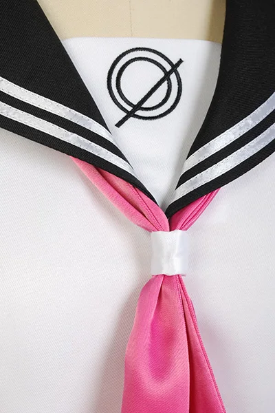 Супер DanganRonpa Ибуки миода Косплей Костюм Платье Униформа костюм Хэллоуин карнавальные костюмы