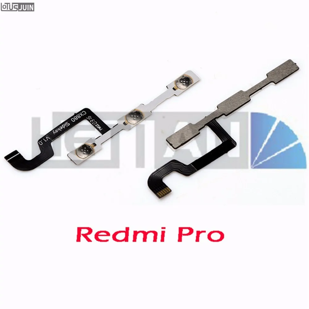 1 шт. для Xiaomi Redmi Pro Боковая кнопка включения/выключения громкости гибкий кабель