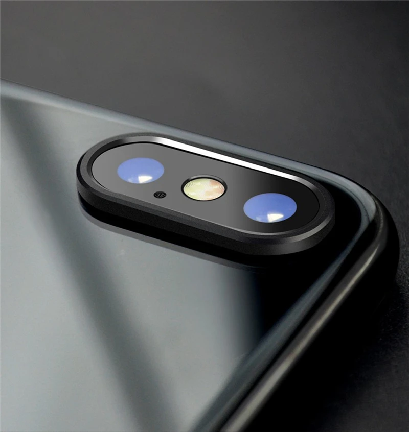 Металлическая Задняя крышка объектива для iPhone X с защитой от царапин задняя крышка камеры Кольцо для iPhoneX Lensbeschermer аксессуары для телефона