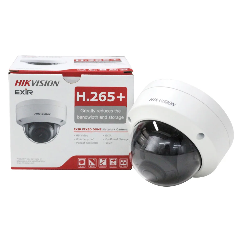 Купольная камера видеонаблюдения HikVISION 4 МП инфракрасная безопасности с ночным