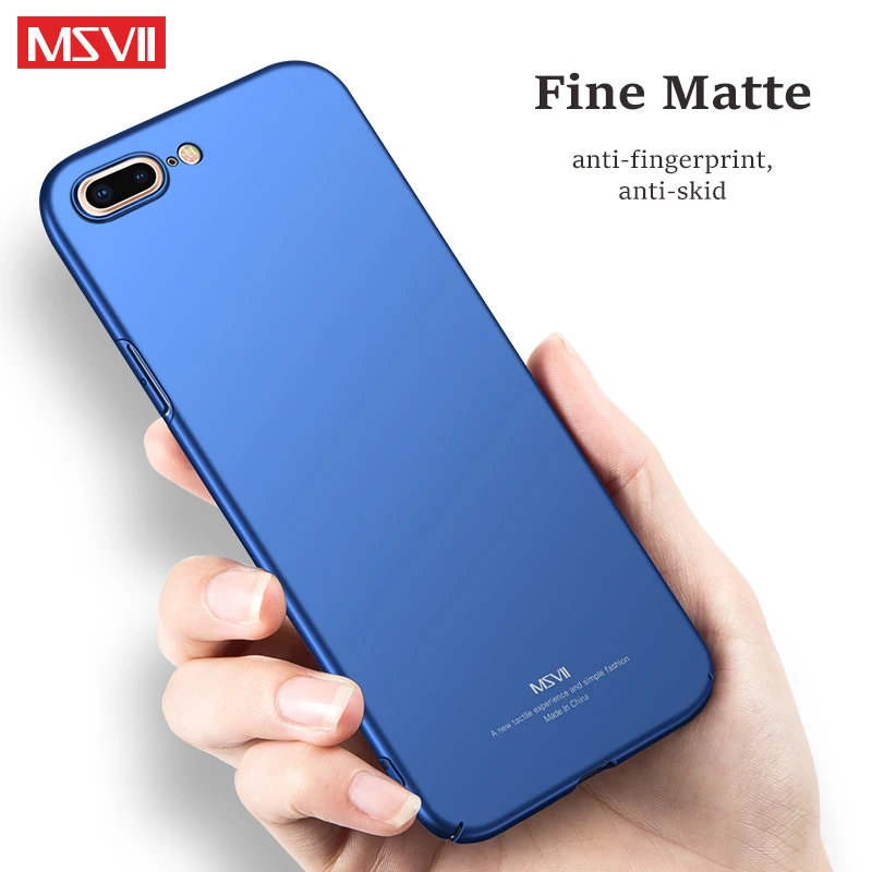 Чехол для Apple iphone 8 Оригинальный чехол MSVII iPhone plus жесткий матовый чехол-накладка из