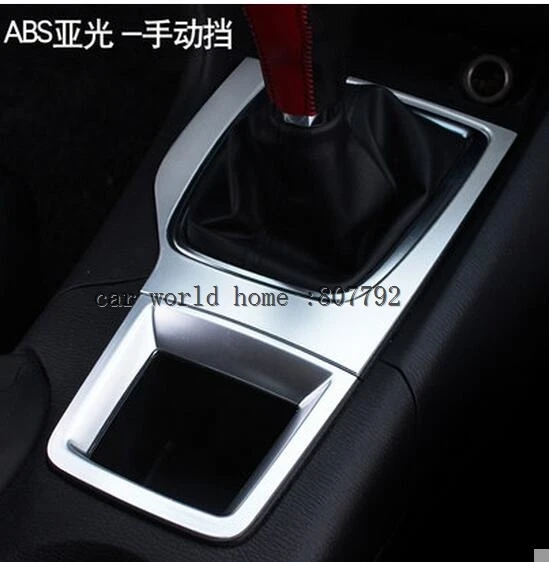 Внутренняя отделка для Mazda 3 AXELA 2014 2015 2016 хромированная рамка коробки передач