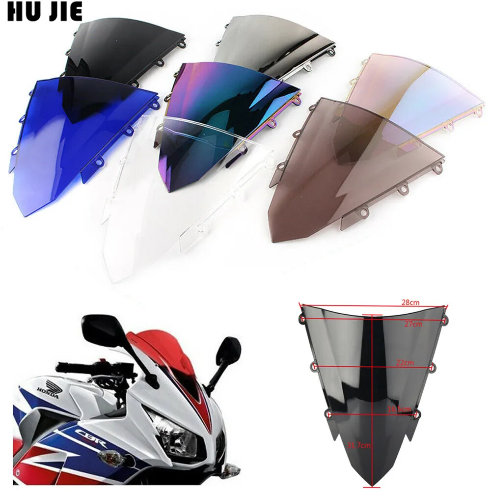 CBR500R 2017 2018 лобовое стекло дымчатое для Honda CBR 500R 2015 2016 мотоцикл аксессуар из