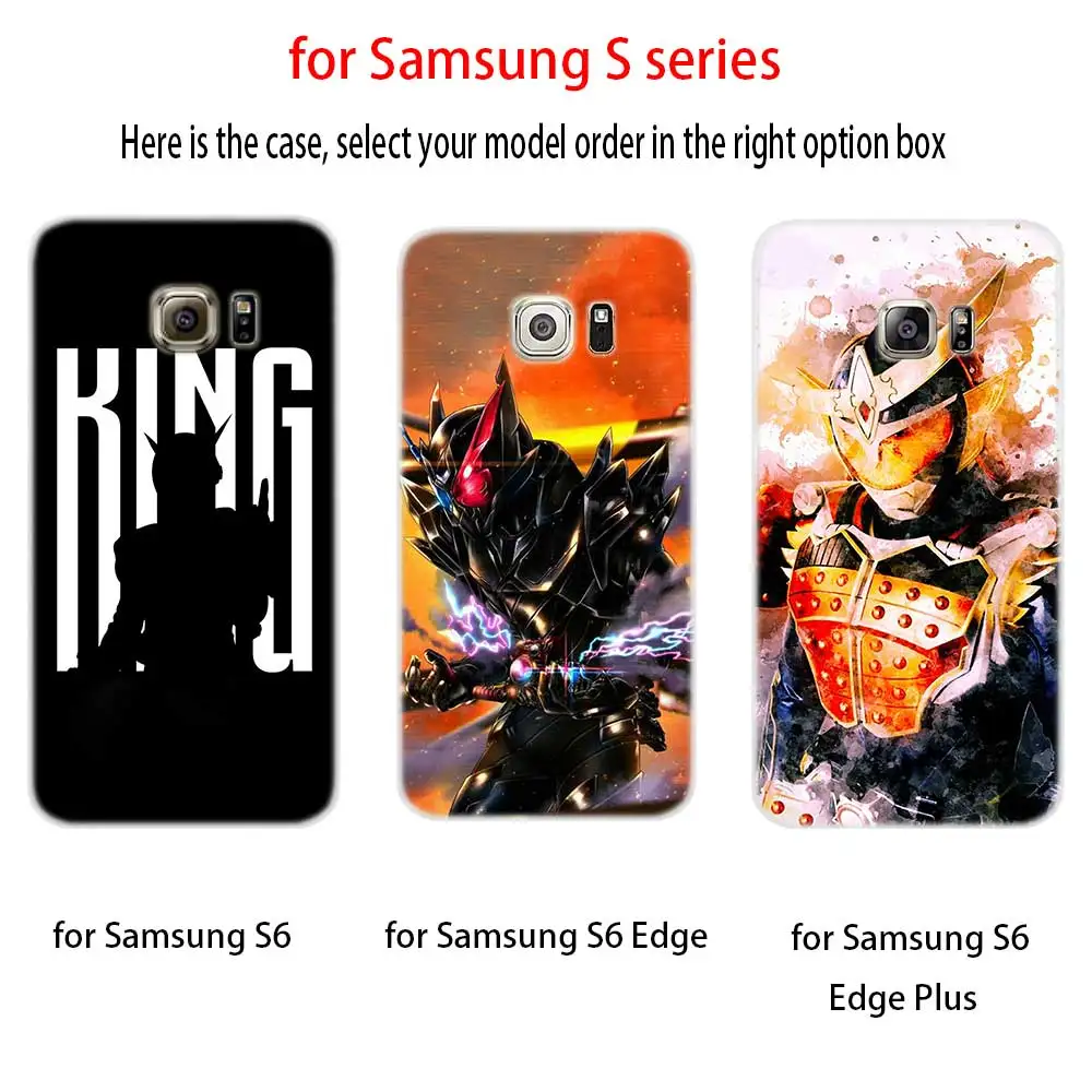 Мягкий чехол Kamen Rider с рисунком рыцаря Дракона Для Samsung Galaxy S7 Edge S8 S9 S10 S11 S20 S21 Plus Lite