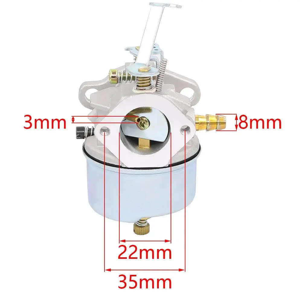 Xzilla 631793 Carburetor for Tecumseh 631440 H70 H80 Snow Throwers 7HP 8HP 9HP Blowers - | Автомобили и мотоциклы
