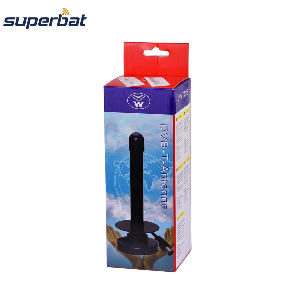Superbat Digital Freeview 28dBi Antenna Aerial with 150cm Cable TV Plug Male Connector for DVB-T HDTV Customizable | Мобильные