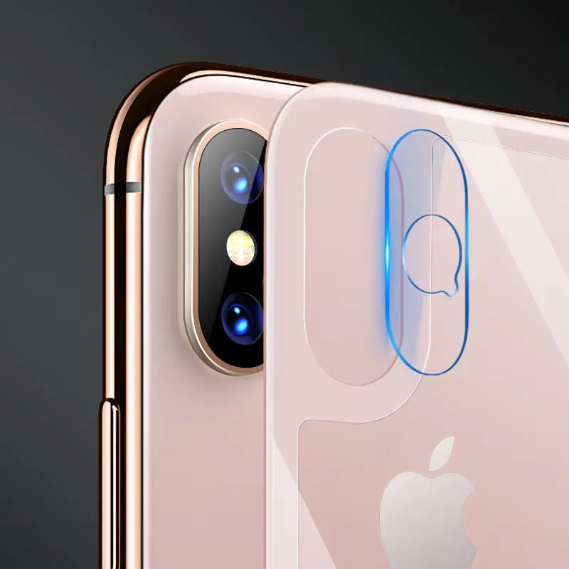 Защитная пленка для задней панели камеры iPhone XR/X/XS Max 3D мягкий край закаленное