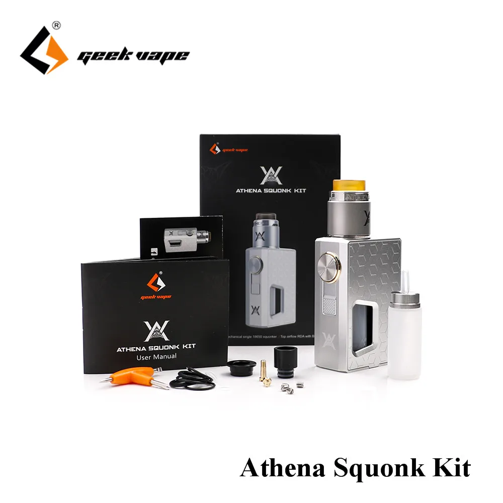 Большая распродажа! GeekVape Athena набор сквонок 6 5 мл бутылка с сквонк механический