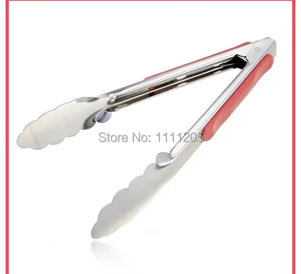 Комплект из 2 предметов Нержавеющая сталь барбекю паста щипцы с пружинным