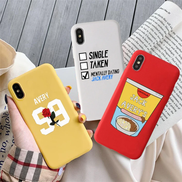 Цветной Мягкий силиконовый чехол jack avery для iPhone 6 6s 7 7plus 8 8plus X XS XR XSMAX|Бамперы| |