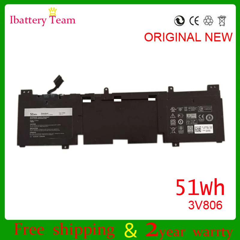 Новый 3V806 Оригинальный аккумулятор для ноутбука DELL Alienware эхо 13 ALW13ED-1508 ALW13ED-2608