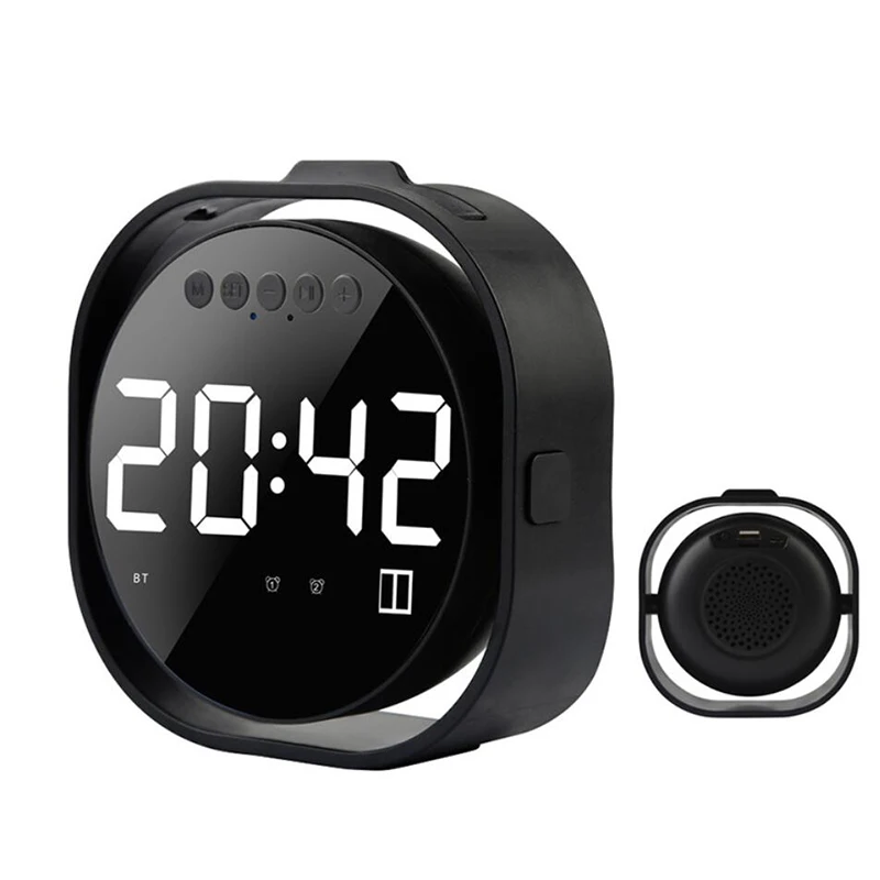 Портативный умный беспроводной Bluetooth динамик зеркальный дисплей с сигнальной