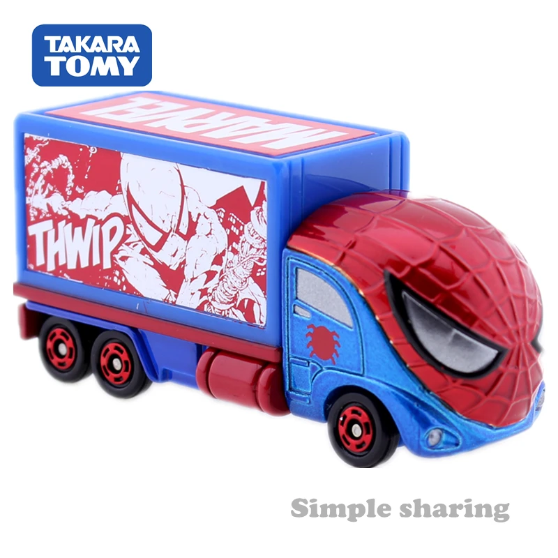Takara Tomy машинок пиксара и Disney с героями комиксов Марвел мелодия модель грузовика