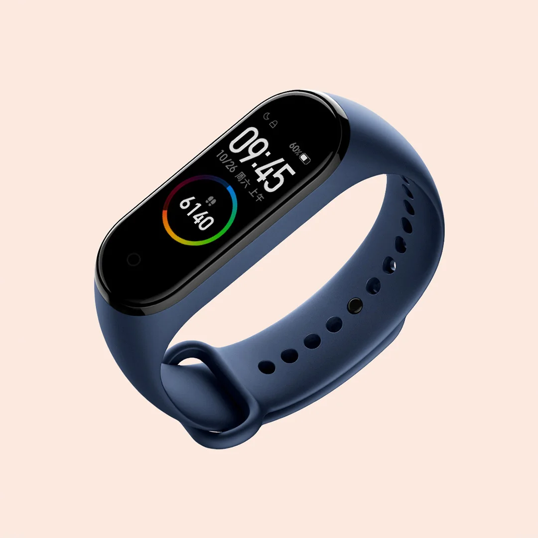 Оригинальный цветной силиконовый ремешок для Mi Band 4 5 браслет Сменные аксессуары