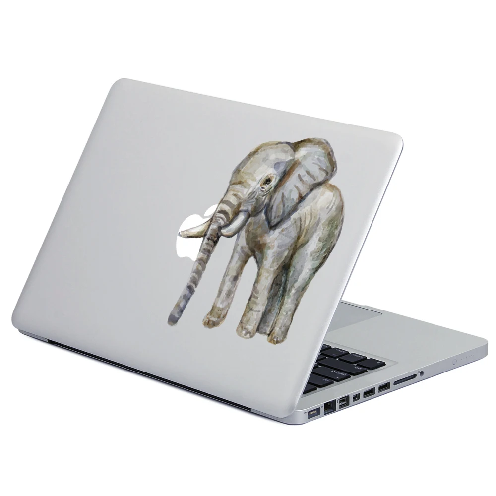 Виниловая наклейка на Ноутбук С Рисунком Слона для macbook Pro Air 13 дюймов мультяшный