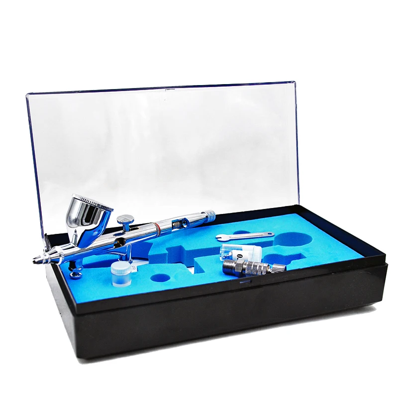 Набор прецизионных аэрографитных щеток с 3 наконечниками (0 2 0 и 5 мм) 1/3 унций|airbrush