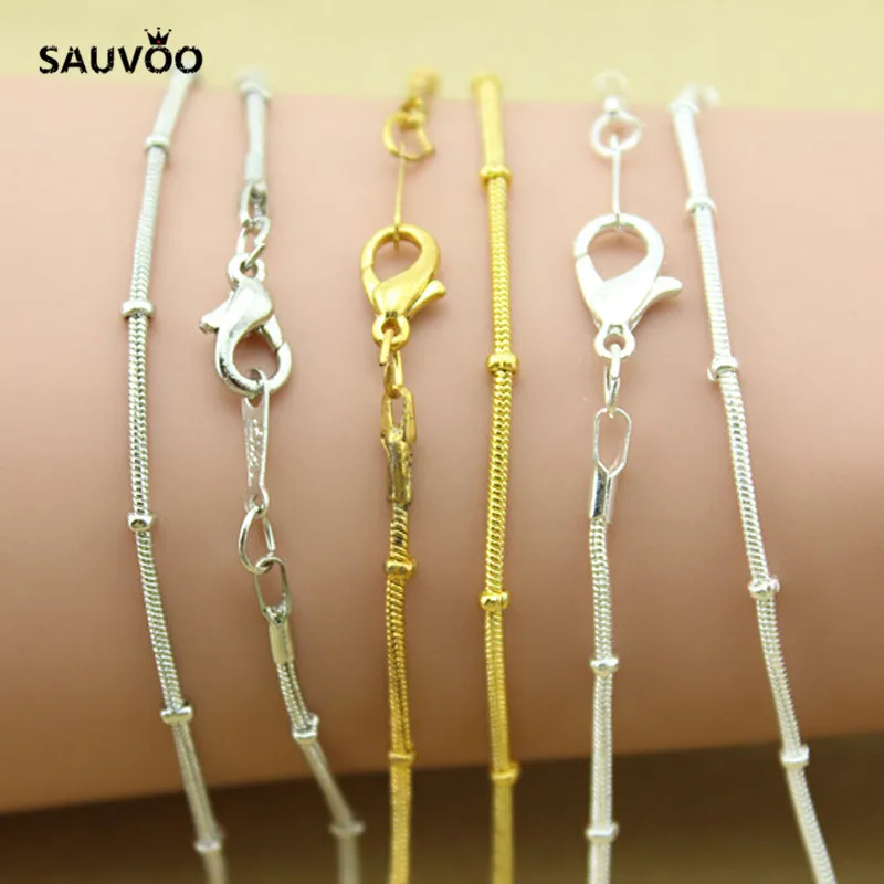 

Цепочка SAUVOO металлическая, 10 шт./лот, 44 см