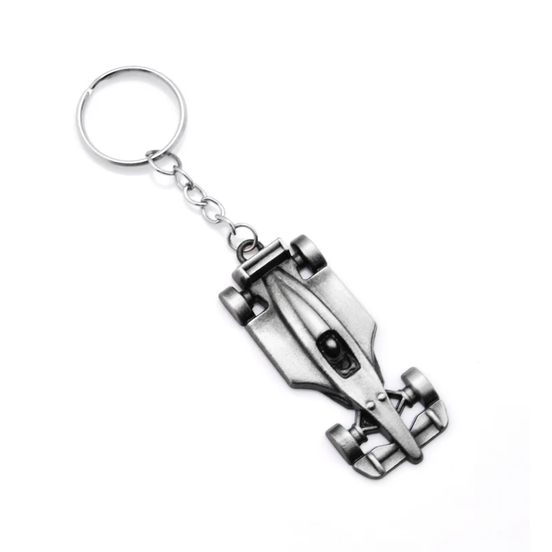 

New Vintage Gold Color Racing Car keychain For Men Super Hero Car Keyring On Bag Trinket Male Jewelry Party Boys Gift Souvenir