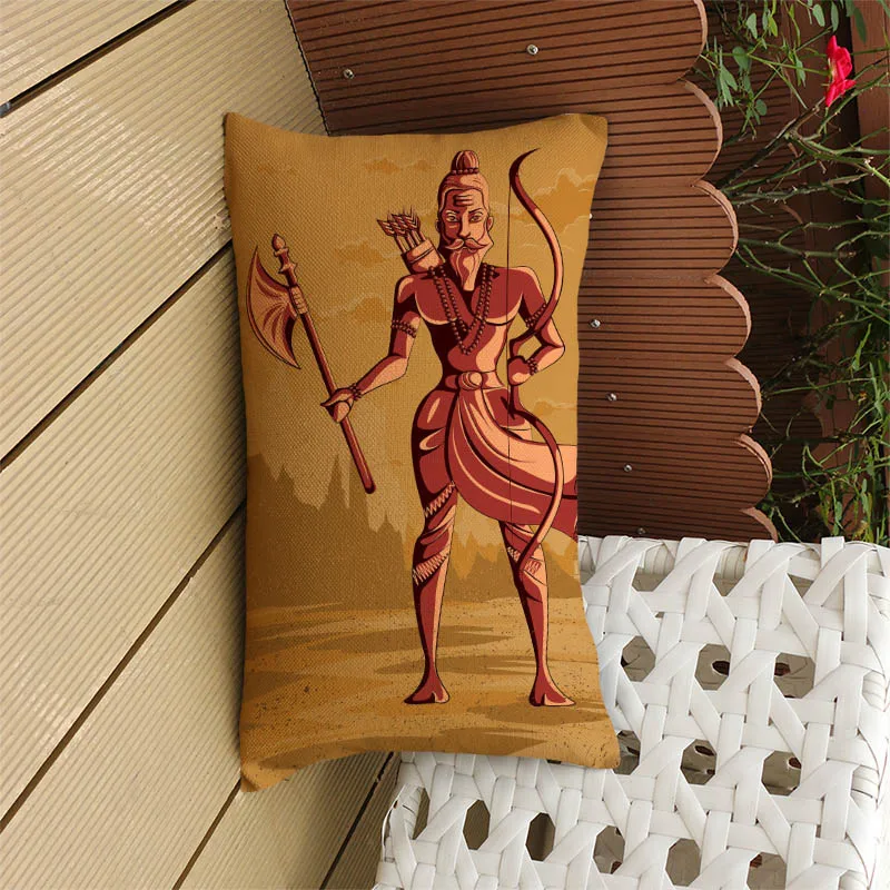 Parashurama Индийский миф персонажи Бог брама Шива Вишну Кришна рама длинная талия наволочка домашнее украшение для дивана Прямоугольная подушка чехол - Цвет: Parashurama